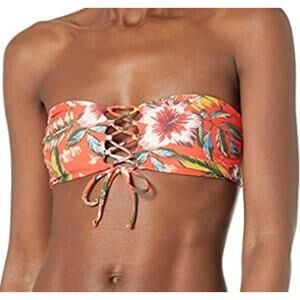 GUESS‎ Women's XS Standard Reversible Bandeau Swim Top Bikini Top NEW